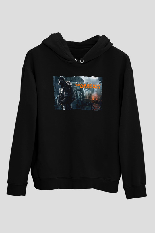 Tom Clancy Siyah Unisex Hoodie