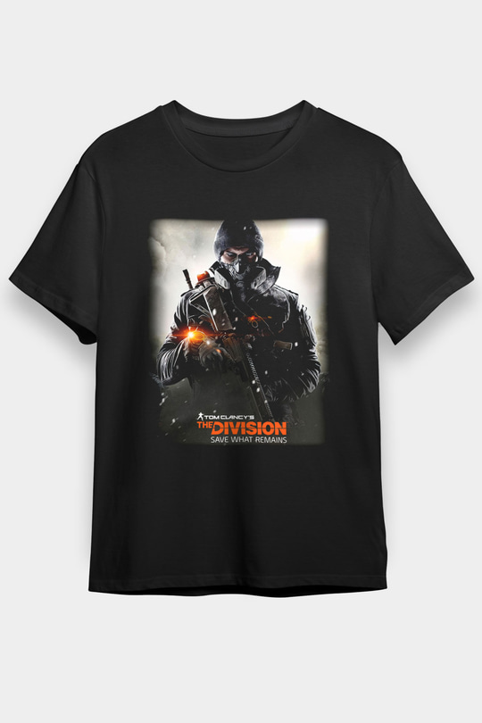 Tom Clancy Siyah Unisex Tişört T-Shirt