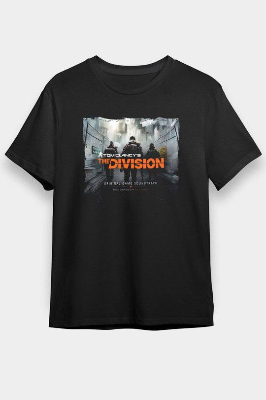 Tom Clancy Siyah Unisex Tişört T-Shirt