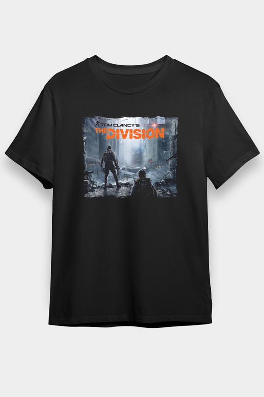 Tom Clancy Siyah Unisex Tişört T-Shirt