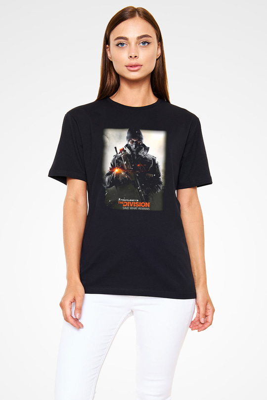Tom Clancy Siyah Unisex Tişört T-Shirt