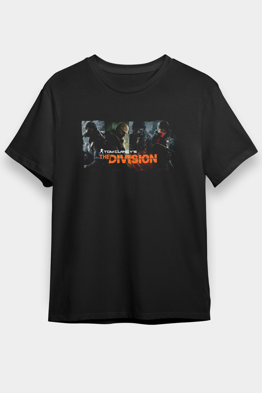 Tom Clancy Siyah Unisex Tişört T-Shirt