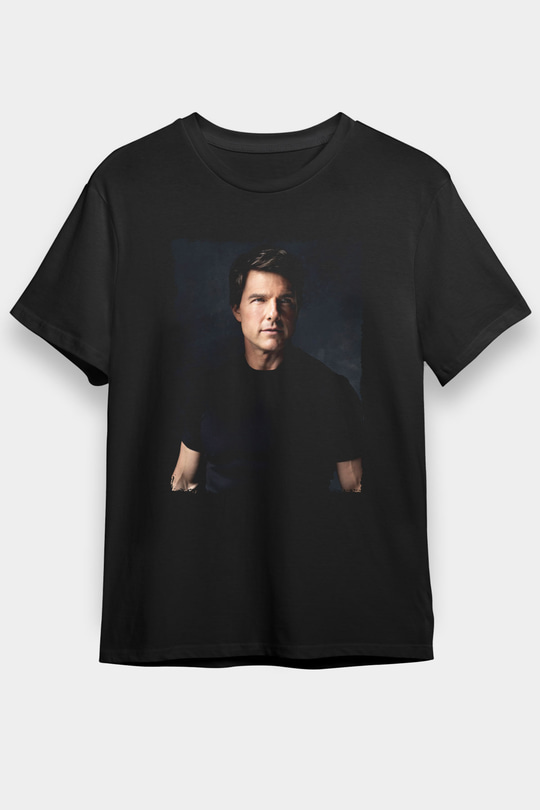 Tom Cruise Siyah Unisex Tişört T-Shirt - TişörtFabrikası