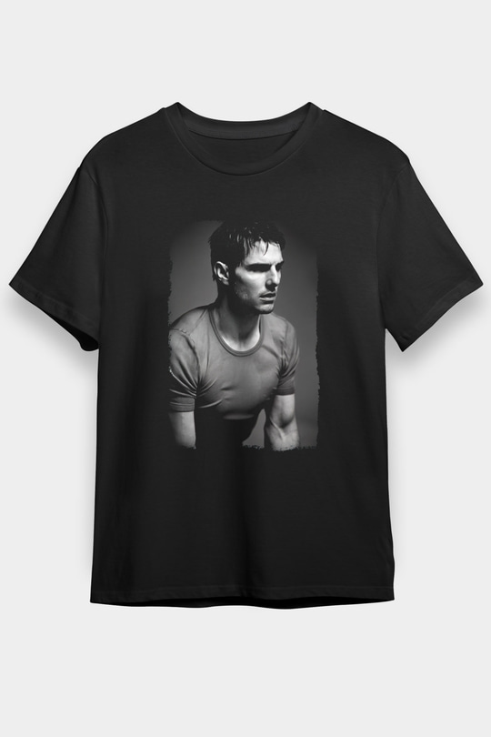 Tom Cruise Siyah Unisex Tişört T-Shirt - TişörtFabrikası