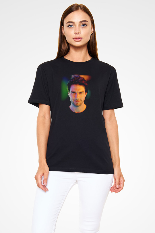 Tom Cruise Siyah Unisex Tişört T-Shirt - TişörtFabrikası