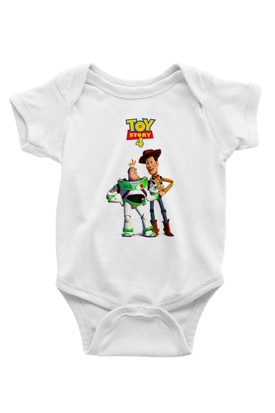 Toy Story Beyaz Bebek Body - Zıbın
