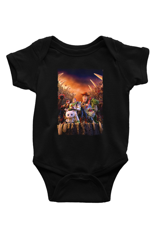 Toy Story Siyah Bebek Body - Zıbın