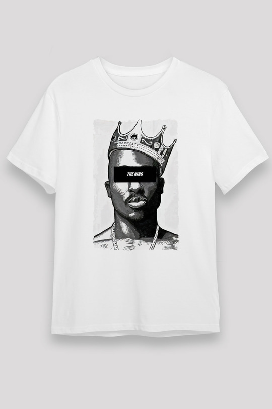 Tupac Shakur Beyaz Unisex Tişört T-Shirt - TişörtFabrikası