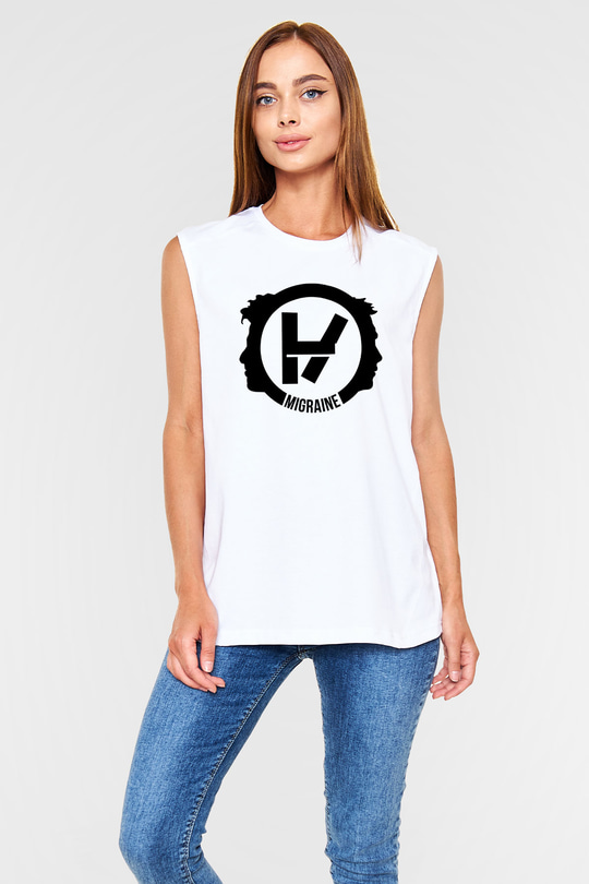 Twenty One Pilots Beyaz Unisex Kolsuz Tişört