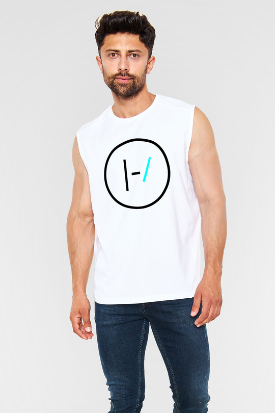 Twenty One Pilots Beyaz Unisex Kolsuz Tişört