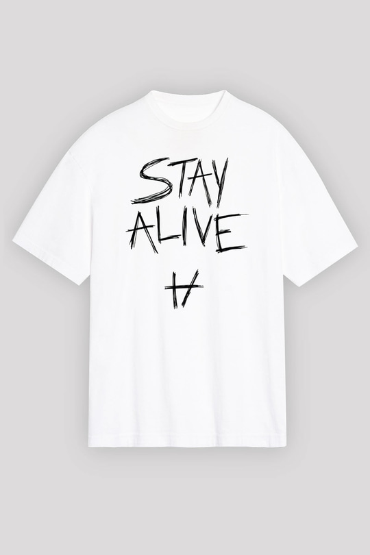 Twenty One Pilots Beyaz Unisex Oversize Tişört T-Shirt