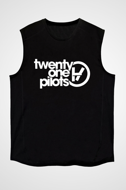 Twenty One Pilots Siyah Unisex Kolsuz Tişört
