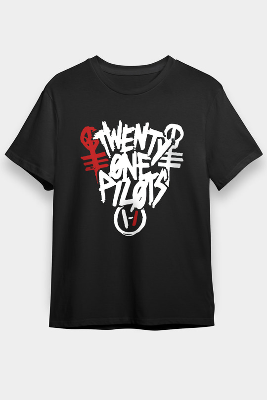 Twenty One Pilots Siyah Unisex Tişört T-Shirt - TişörtFabrikası