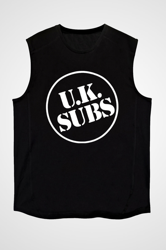 U.K. Subs Siyah Unisex Kolsuz Tişört