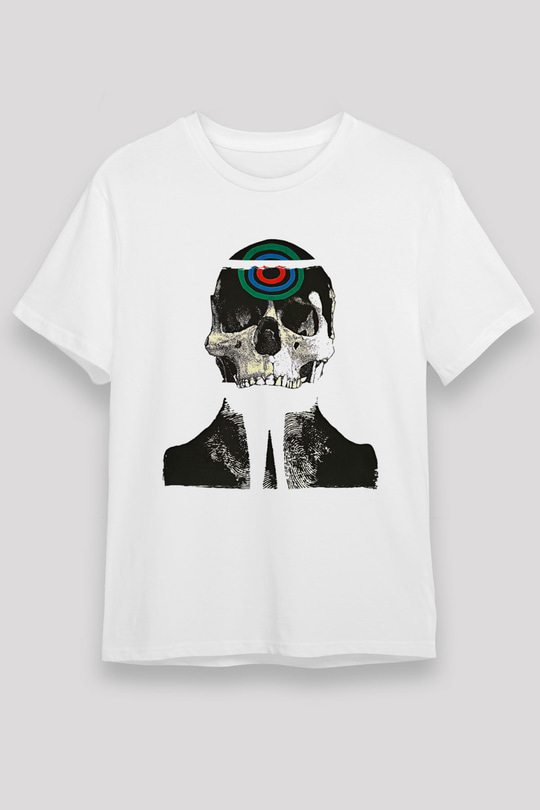Uncle Acid Baskılı Unisex Beyaz Tişört - Tshirt