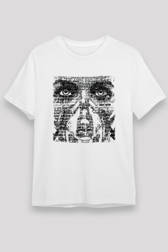 Underoath Baskılı Unisex Beyaz Tişört - Tshirt