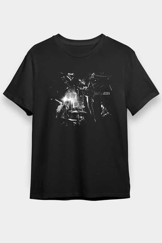 Underoath Baskılı Unisex Siyah Tişört - Tshirt
