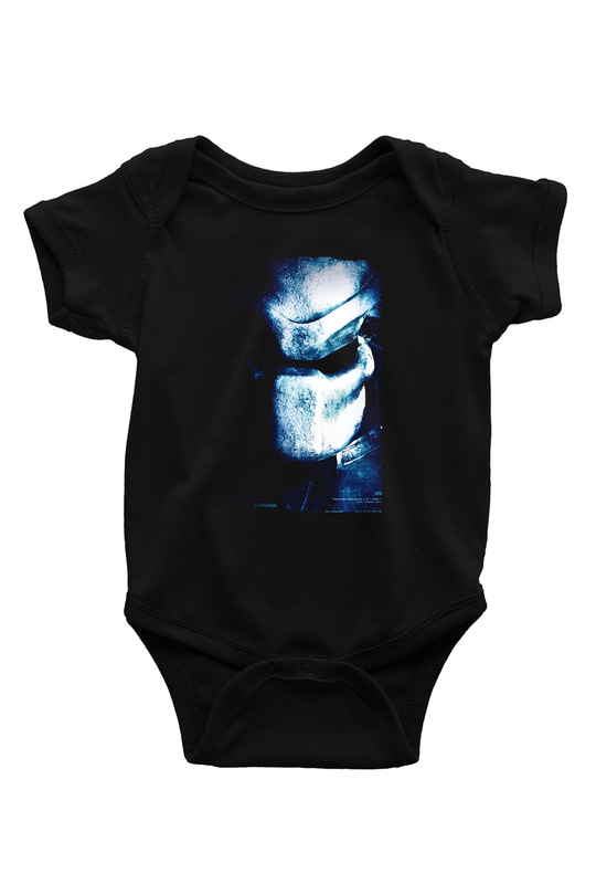 Unisex Av (Predator) Baskılı Siyah Bebek Body - Zıbın