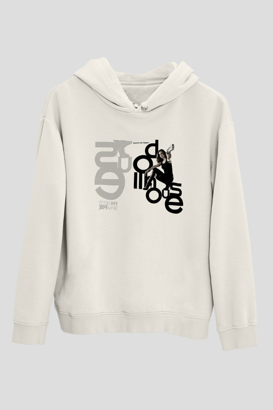 Unisex Bebek Evi - Dollhouse Baskılı Beyaz Kapüşonlu Sweatshirt