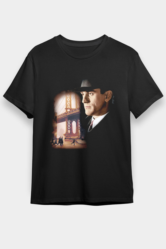Bir Zamanlar Amerika (Once Upon a Time in America) Baskılı Siyah Tshirt