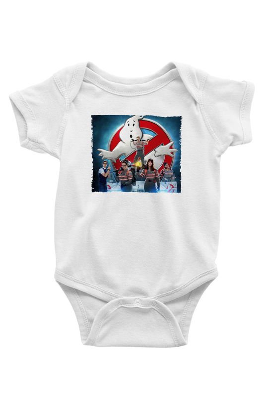 Unisex Hayalet Avcıları (Ghostbusters) Baskılı Bebek Body - Zıbın