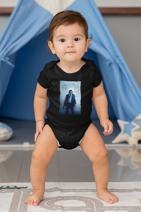 Unisex John Wick Baskılı Siyah Çocuk Unisex T-Shirt