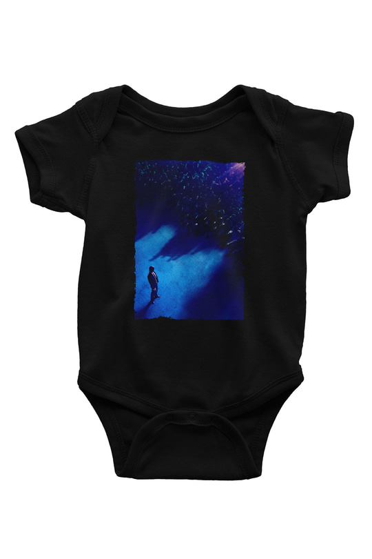 Unisex John Wick Serisi (John Wick) Baskılı Siyah Bebek Body - Zıbın