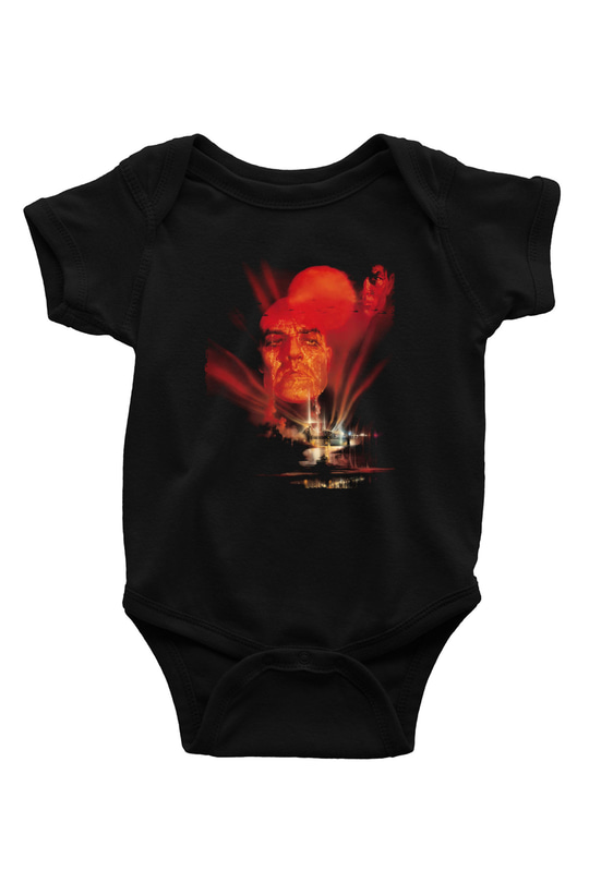 Unisex Kıyamet (Apocalypse Now) Baskılı Siyah Bebek Body - Zıbın