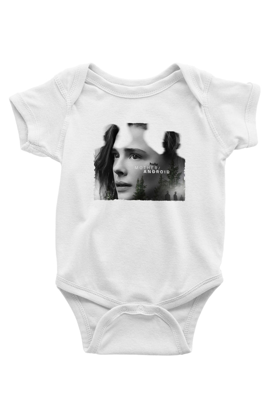 Unisex Mother Android Baskılı Bebek Body - Zıbın