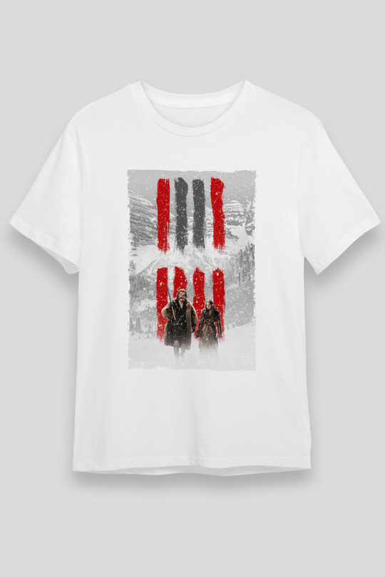 Nefret Sekizlisi (The Hateful Eight) Baskılı Beyaz Tişört