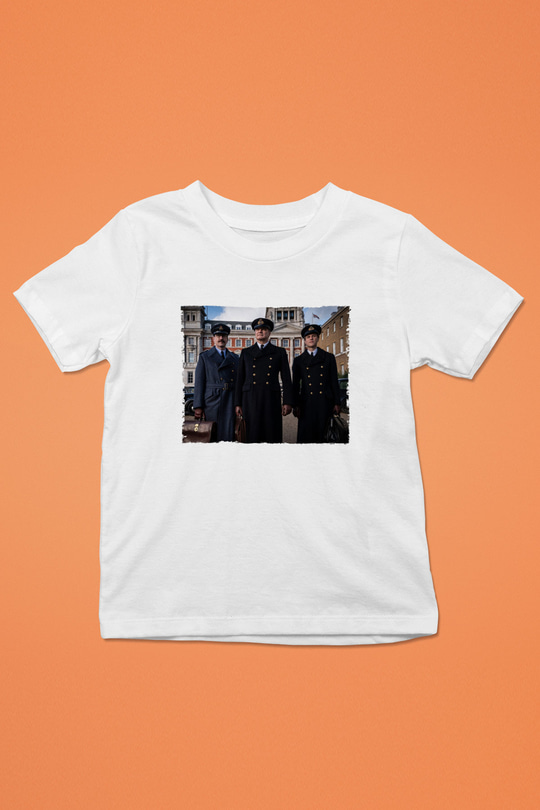 Unisex Operation Mincemeat Baskılı Beyaz Çocuk Tshirt