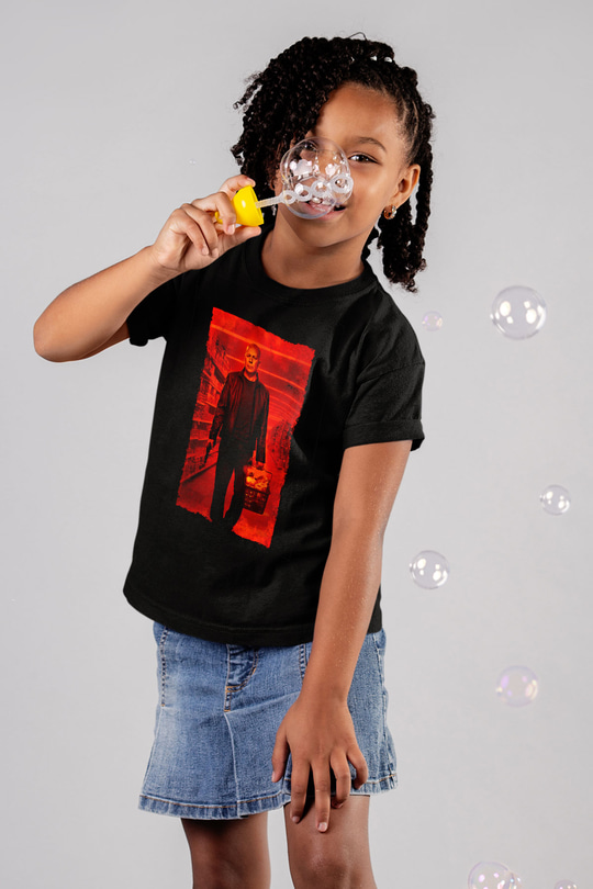 Unisex RED 2 Baskılı Siyah Çocuk Tshirt
