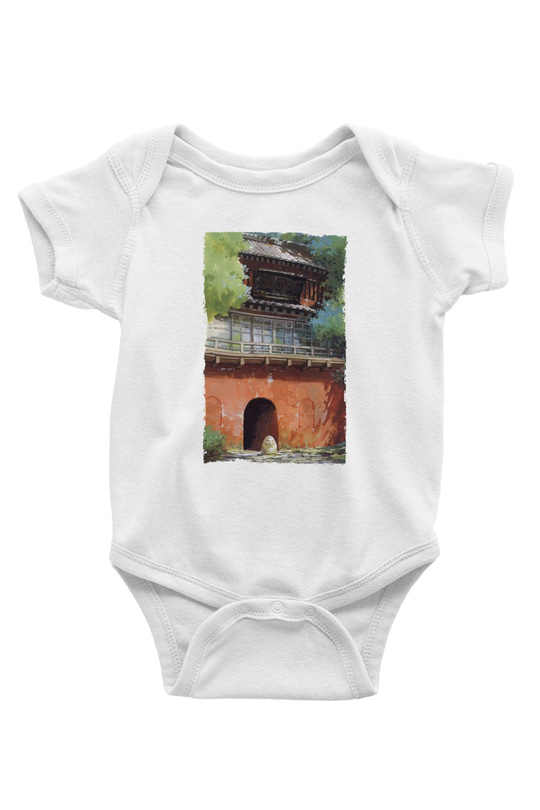 Unisex Ruhların Kaçışı (Spirited Away) Baskılı Bebek Body - Zıbın