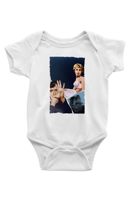 Unisex Sapık (Psycho) Baskılı Bebek Body - Zıbın