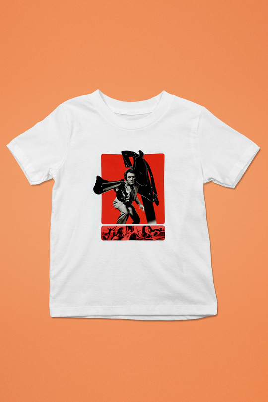 Unisex Silahın Gücü (Magnum Force) Baskılı Beyaz Çocuk Tişört