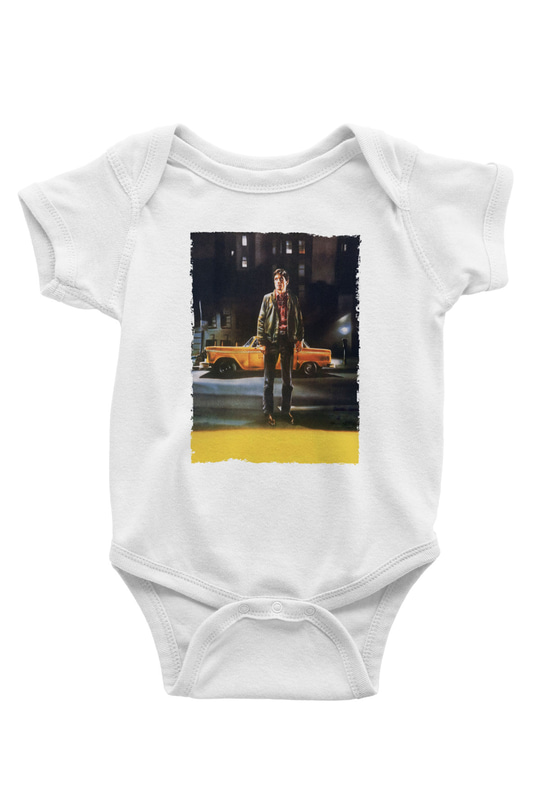 Unisex Taksi Şoförü (Taxi Driver) Baskılı Bebek Body - Zıbın