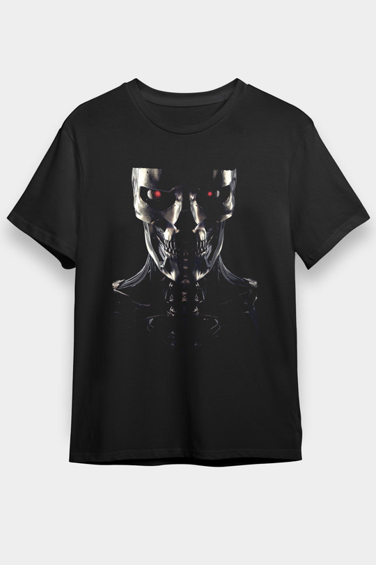 Terminatör Kara Kader (Terminator Dark Fate) Baskılı Siyah Tişört