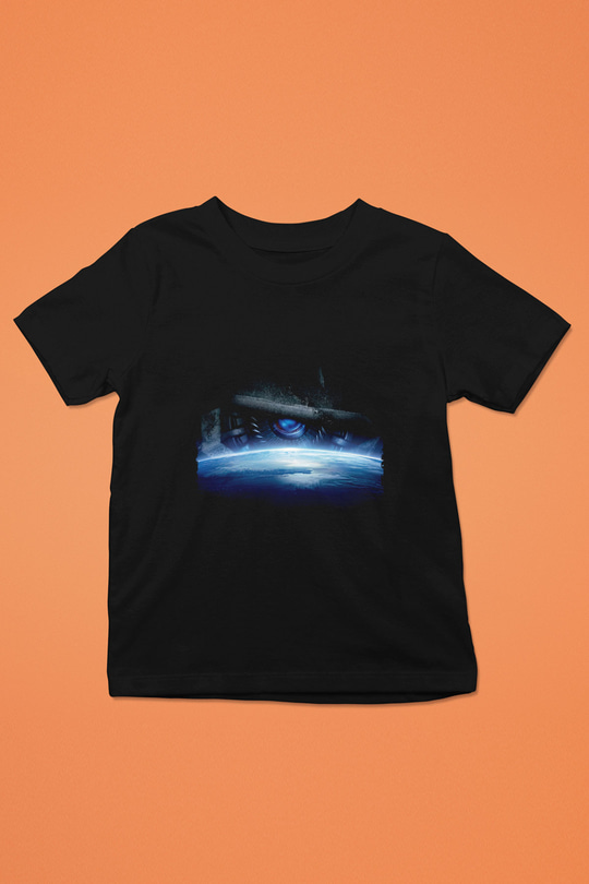 Unisex Transformers Baskılı Siyah Çocuk Tişört