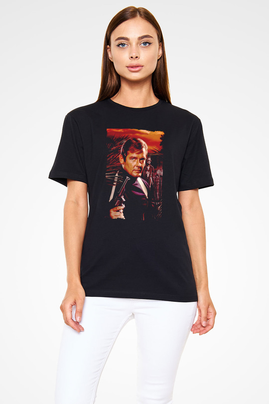 Yaşamak İçin Öldür (Live and Let Die) Baskılı Siyah T-Shirt