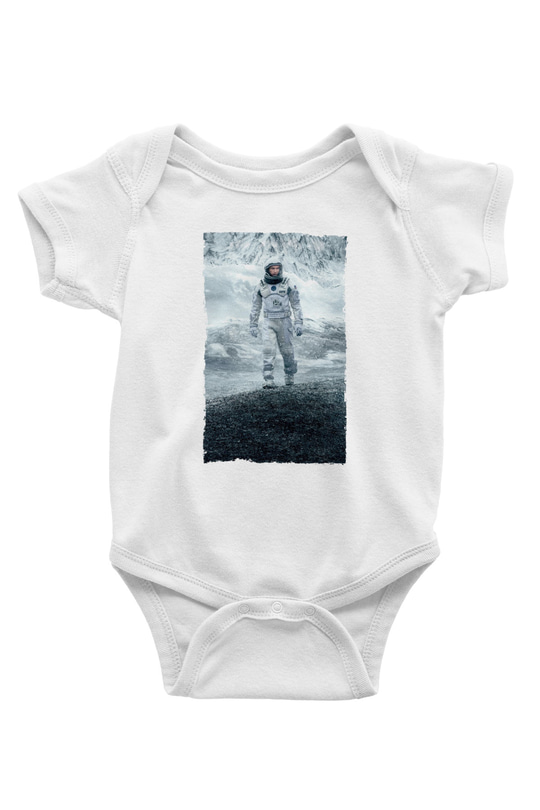 Unisex Yıldızlararası (Interstellar) Baskılı Bebek Body - Zıbın