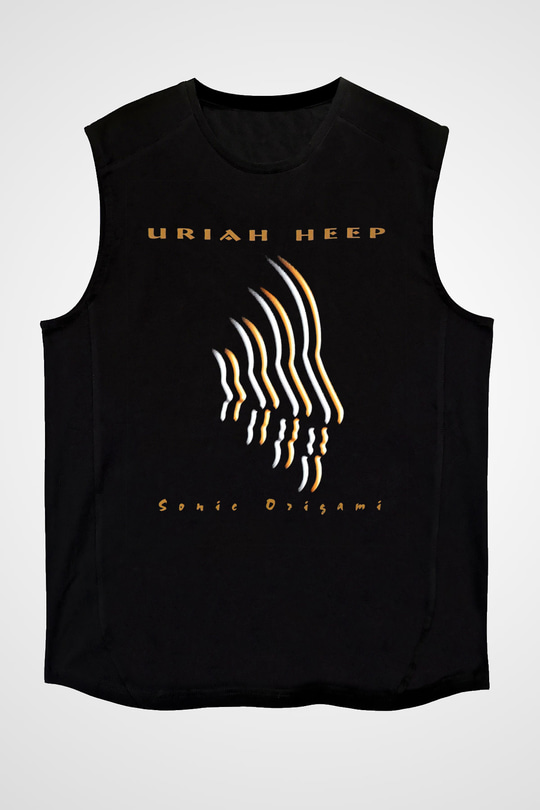 Uriah Heep Siyah Unisex Kolsuz Tişört