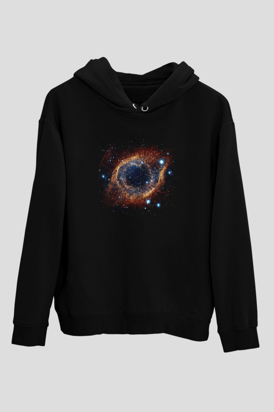 Uzay Siyah Unisex Hoodie