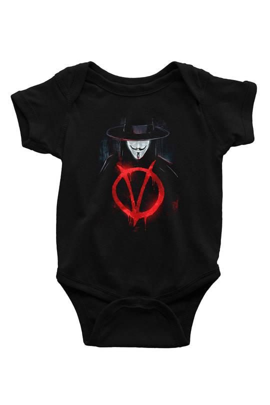 Vendetta Siyah Bebek Body - Zıbın