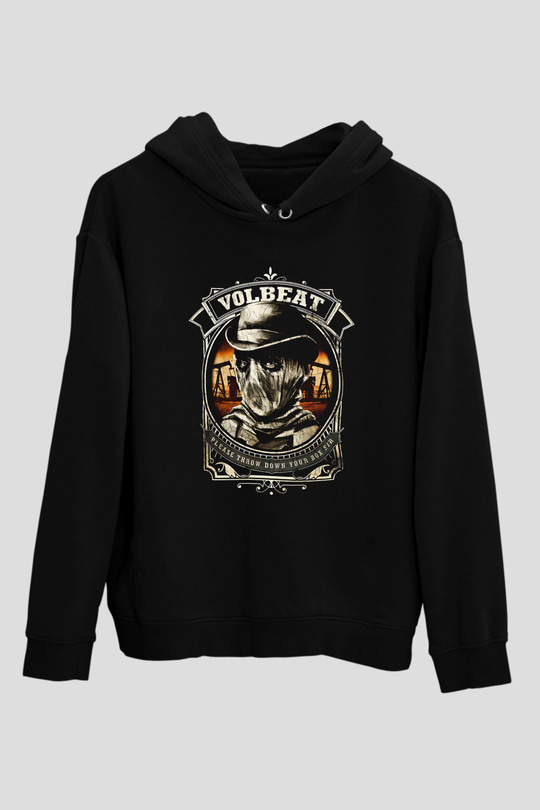Volbeat Siyah Unisex Hoodie