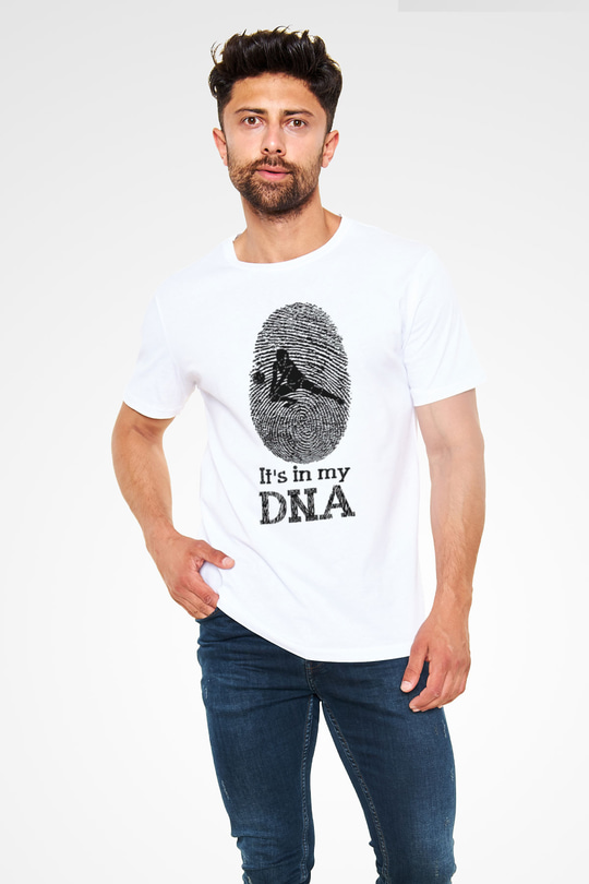Voleybol Baskılı Unisex Beyaz Tişört - Tshirt
