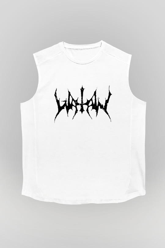 Watain Beyaz Unisex Kolsuz Tişört