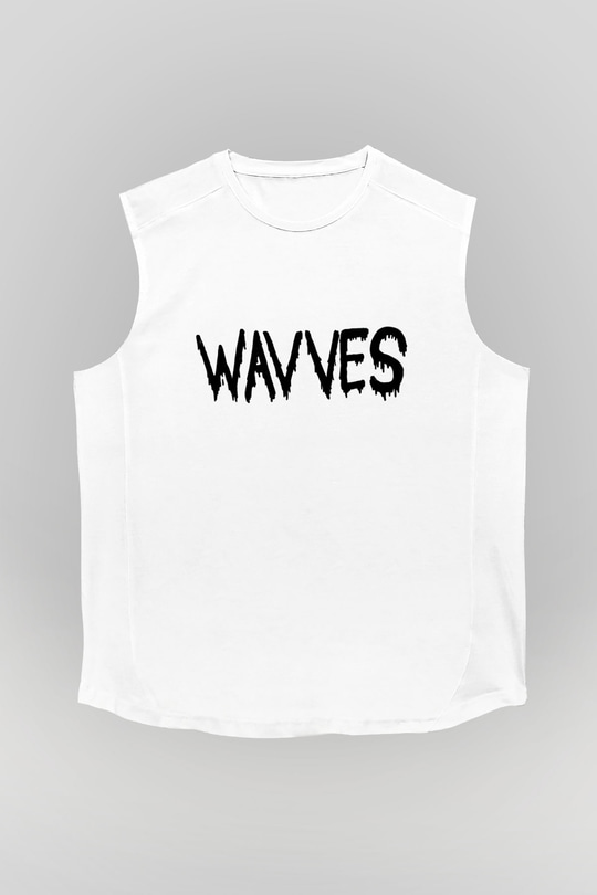 Wavves Beyaz Unisex Kolsuz Tişört