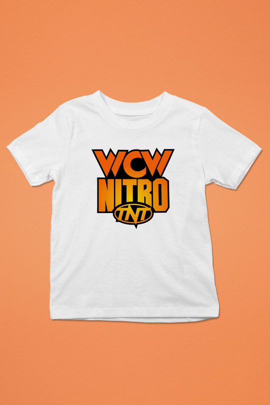 WCW Beyaz Unisex  Çocuk Tişört