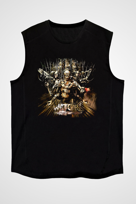 Whitechapel Siyah Unisex Kolsuz Tişört