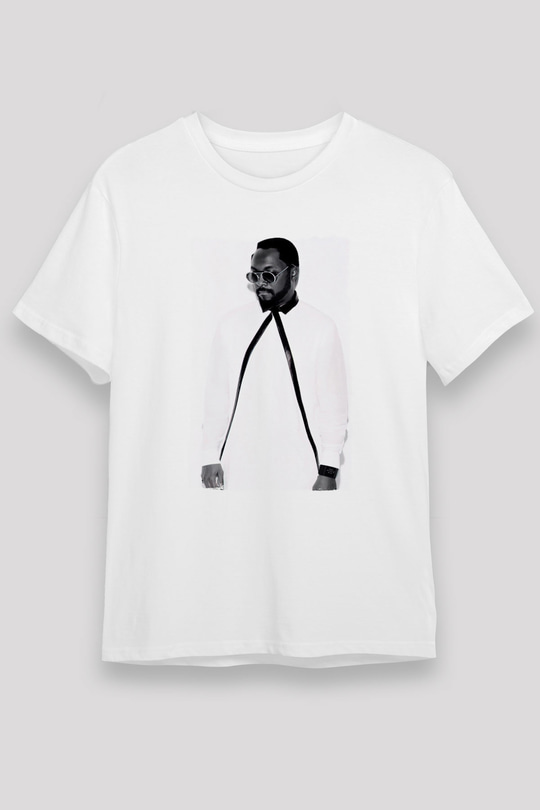 Will.I.Am Beyaz Unisex Tişört T-Shirt - TişörtFabrikası